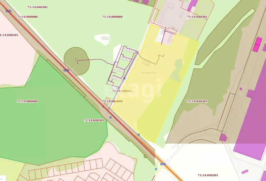 Участок в Тульская область, Тула городской округ, пос. Иншинский ... - Фото 2