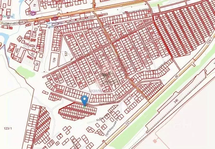 Участок в Саратовская область, Энгельс Ярославская ул., 82 (6.0 сот.) - Фото 1