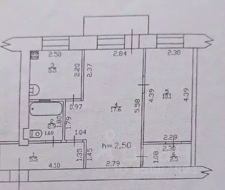 2-к кв. Алтайский край, Бийск ул. Виктора Петрова, 9 (44.1 м) - Фото 2