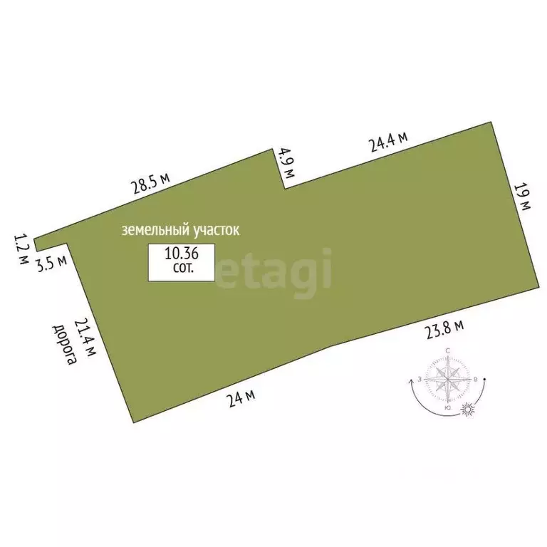 Участок в Крым, Кировский район, Старый Крым городское поселение ул. ... - Фото 2