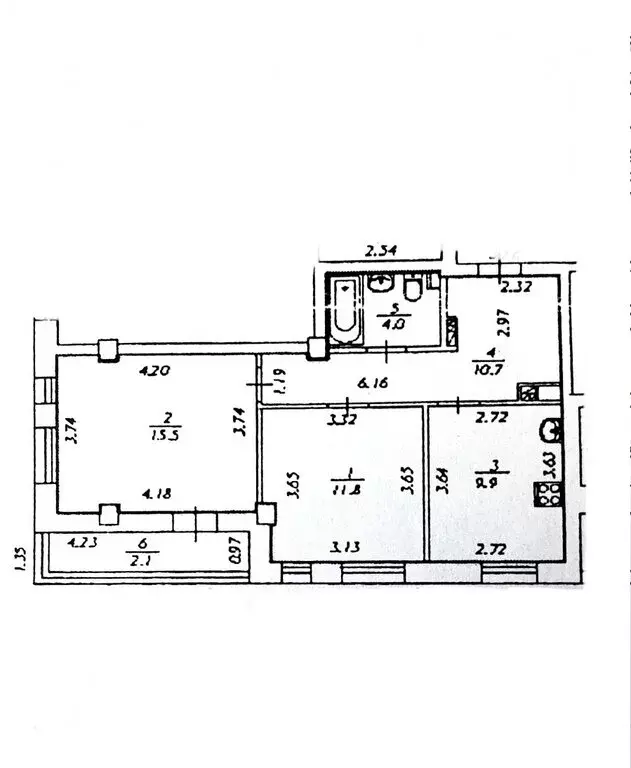 2-комнатная квартира: Екатеринбург, улица Щорса, 109 (52 м) - Фото 1