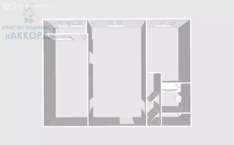 2-комнатная квартира: Барнаул, улица 280-летия Барнаула, 26 (62.4 м) - Фото 1