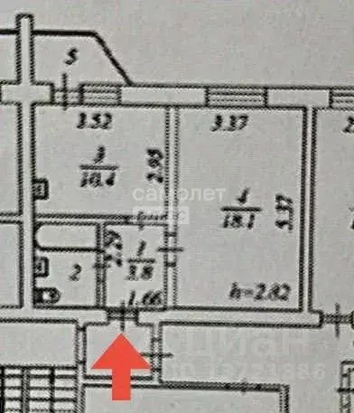 1-к кв. Ямало-Ненецкий АО, Ноябрьск ул. Муравленко, 6А (36.1 м) - Фото 2