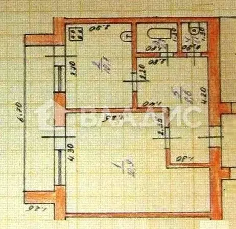 1-к кв. Пензенская область, Городище ул. Александра Матросова, 161 ... - Фото 2