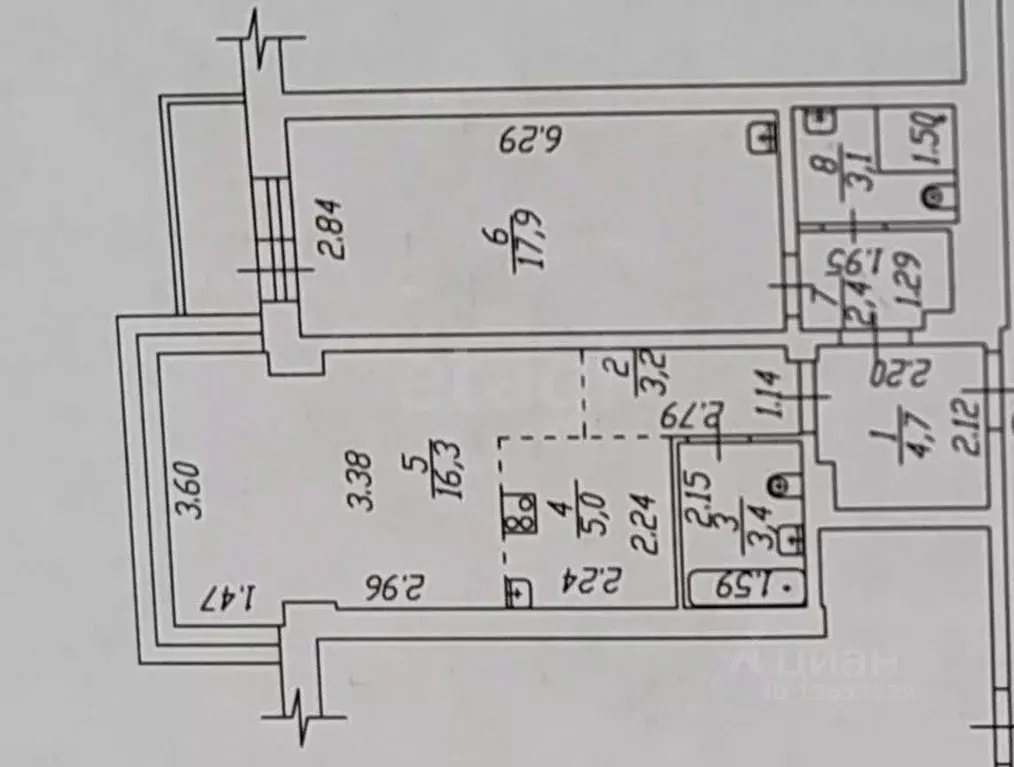 2-к кв. Иркутская область, Иркутск ул. Николая Гаврилова, 4 (56.0 м) - Фото 2