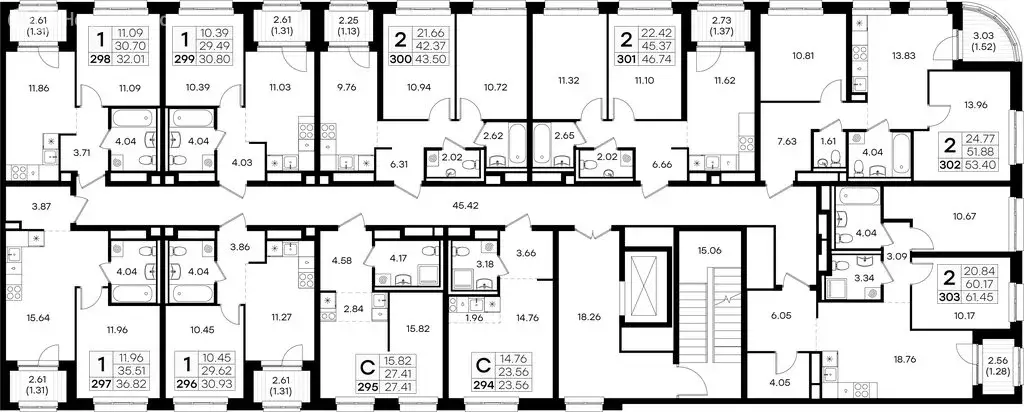 2-комнатная квартира: Казань, ЖК Глоракс Экосити (61.45 м) - Фото 1
