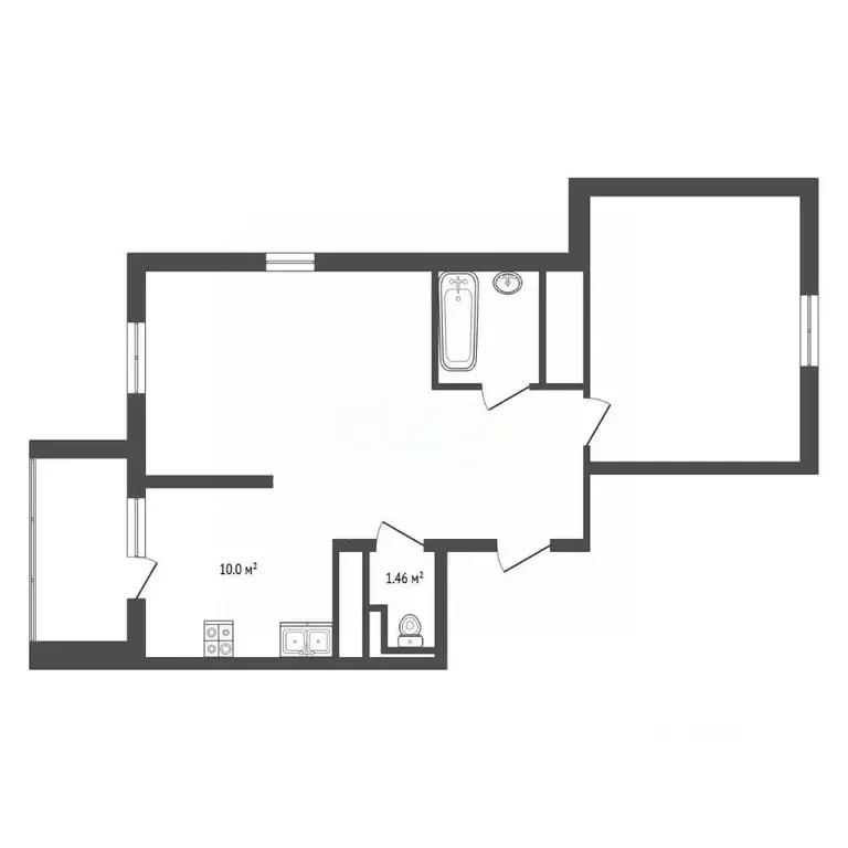 2-к кв. Москва Муравская ул., 38к2 (57.8 м) - Фото 2