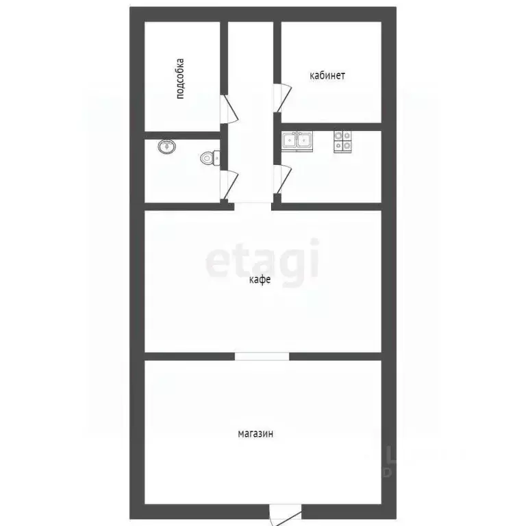 Торговая площадь в Севастополь ул. Кожанова, 1 (232 м) - Фото 2