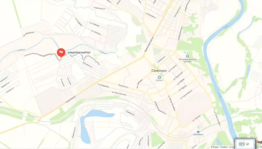 Участок в Воронежская область, Семилукское с/пос, с. Ендовище ул. ... - Фото 2