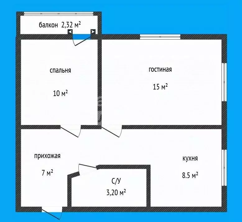 2-к кв. Дагестан, Махачкала просп. Имама шамиля, 38А (43.0 м) - Фото 2