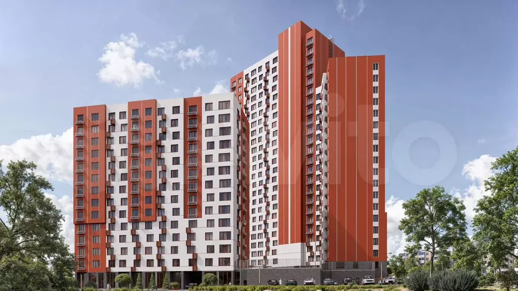 Квартира-студия, 27,3 м, 3/24 эт. - Фото 1
