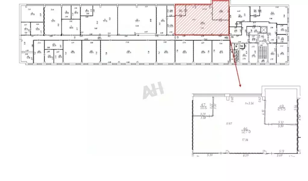 Помещение свободного назначения в Москва Рязанский просп., 2С86 (201 ... - Фото 2