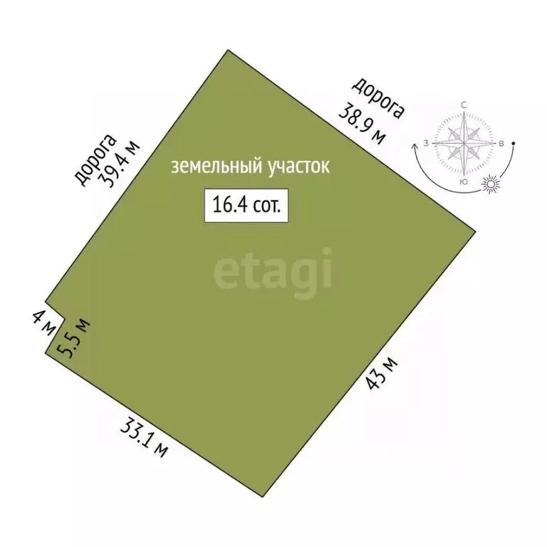 Участок в Ханты-Мансийский АО, Сургут Заводская ул. (16.4 сот.) - Фото 1