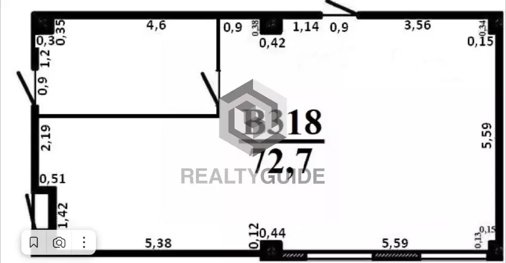 Офис в Москва Электрозаводская ул., 24 (73 м) - Фото 1