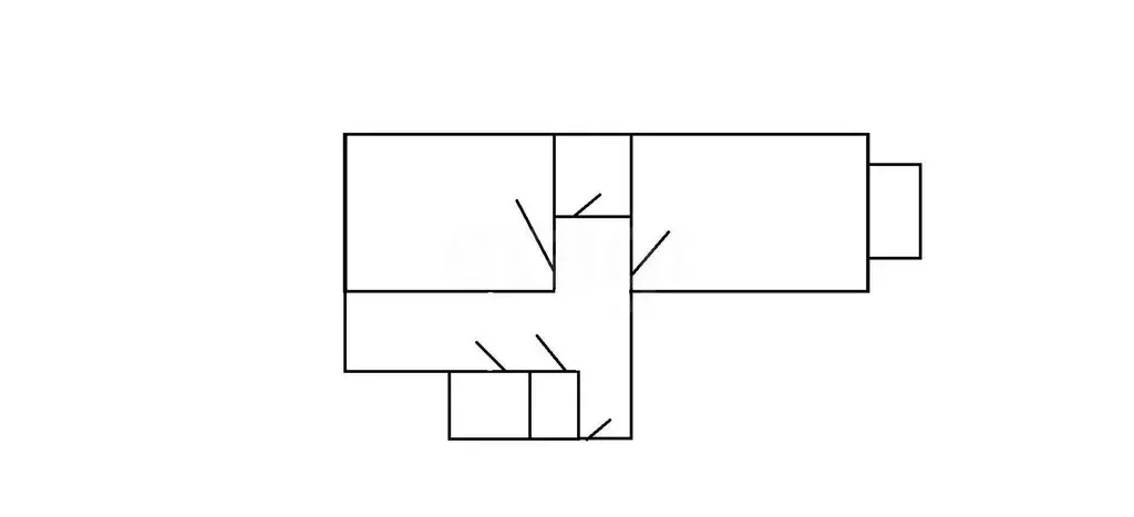 2-комнатная квартира: Киреевск, улица Гагарина, 14 (52 м) - Фото 1