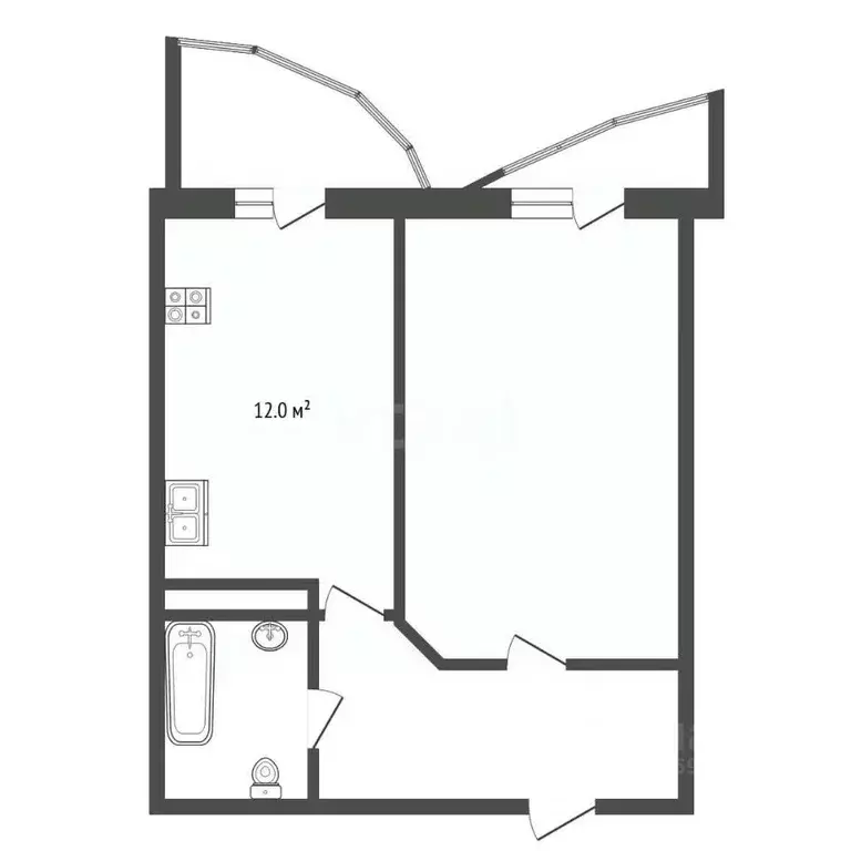 1-к кв. Московская область, Балашиха Ольгино мкр, ул. Граничная, 38 ... - Фото 2
