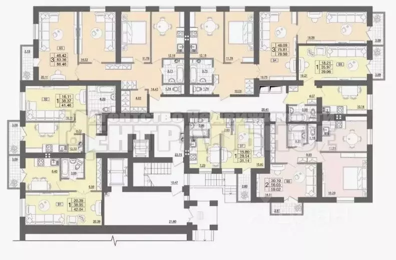 1-к кв. Смоленская область, Смоленск ул. Багратиона, 26 (40.0 м) - Фото 2