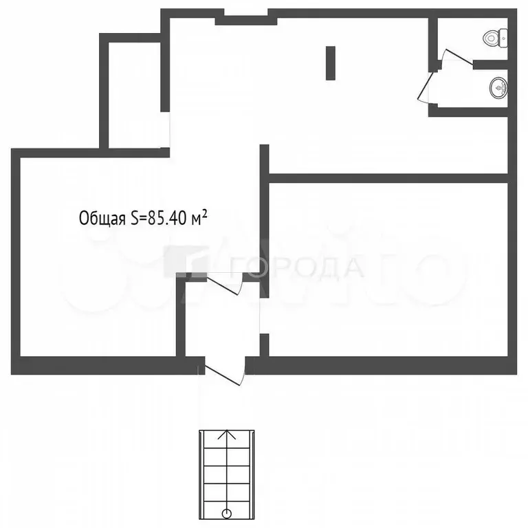 Сдам помещение свободного назначения, 85.4 м - Фото 1