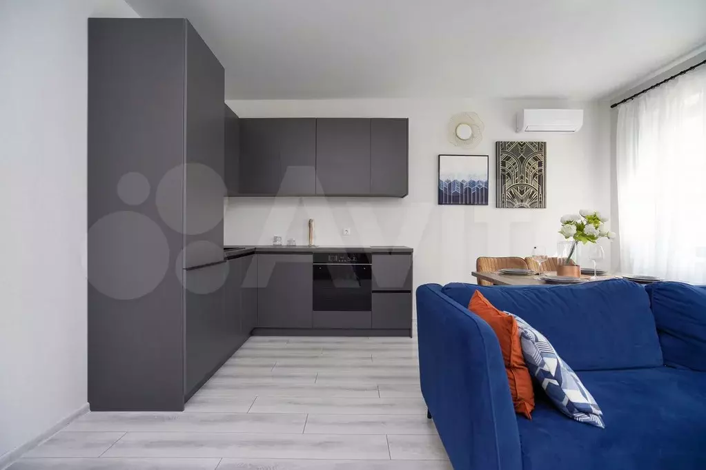 Квартира-студия, 34,5 м, 15/19 эт. - Фото 1