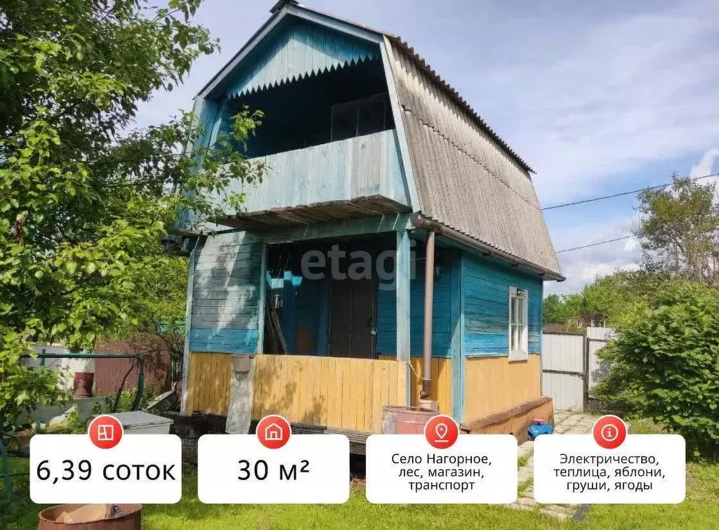 Дом в Хабаровский край, Хабаровский район, Мебельщик СТ 8 (30 м) - Фото 1