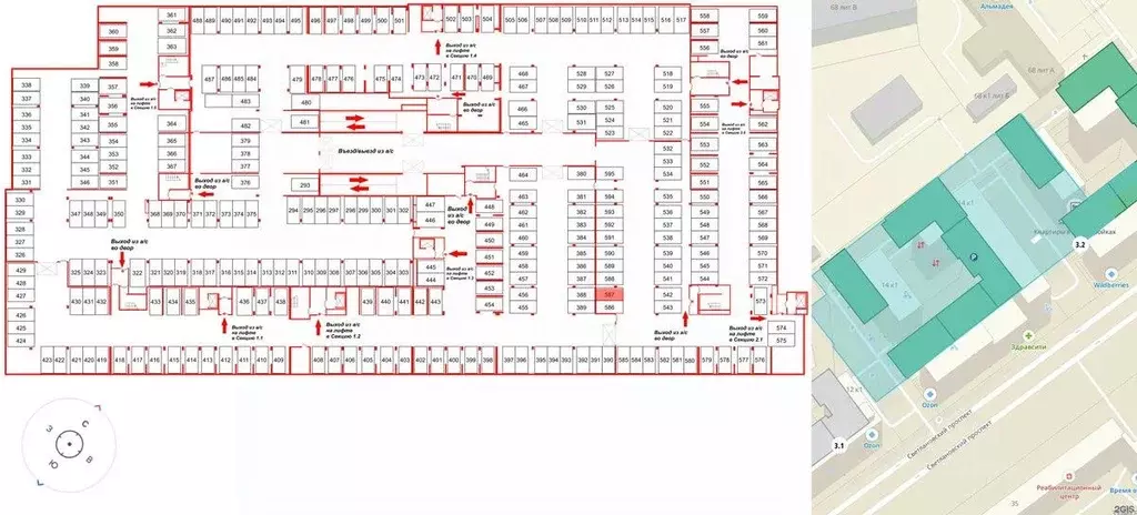 Гараж в Санкт-Петербург Светлановский просп., 14к1 (13 м) - Фото 1