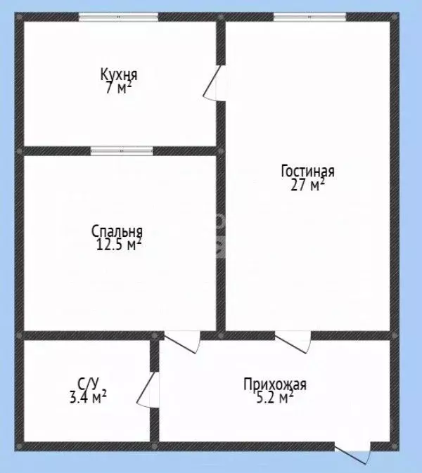 2-к кв. Дагестан, Махачкала ул. Зои Космодемьянской, 54Ж (55.0 м) - Фото 2