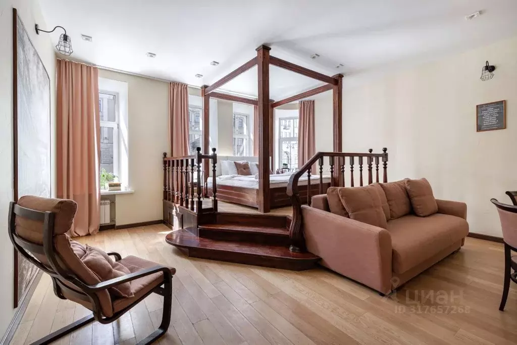 Комната Санкт-Петербург Невский просп., 100 (28.0 м) - Фото 1