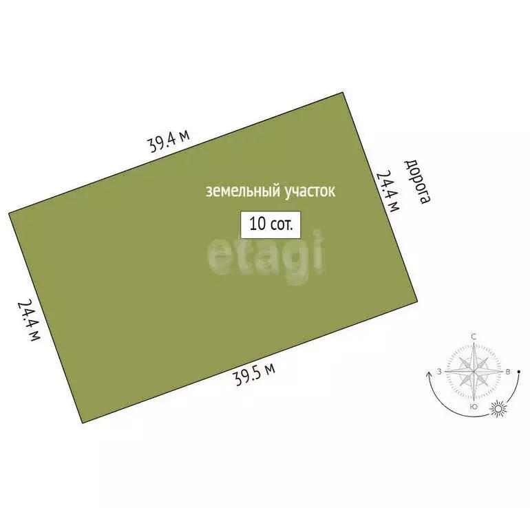 Участок в Костромской район, Бакшеевское сельское поселение, деревня ... - Фото 1