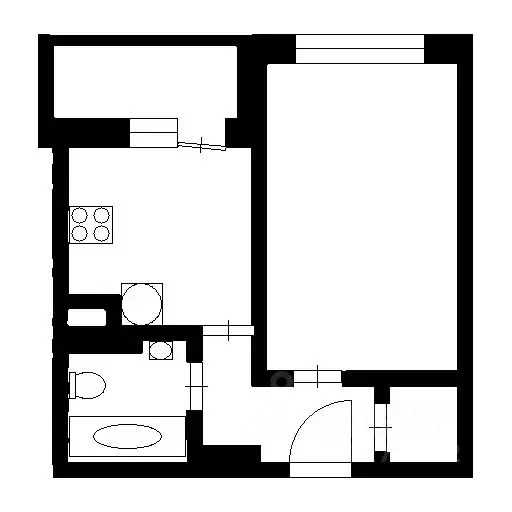 1-к кв. Ленинградская область, Кудрово г. Всеволожский район, ... - Фото 2
