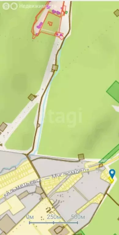 Участок в Альметьевск, микрорайон Урсала, улица Бахорина (1329 м) - Фото 2