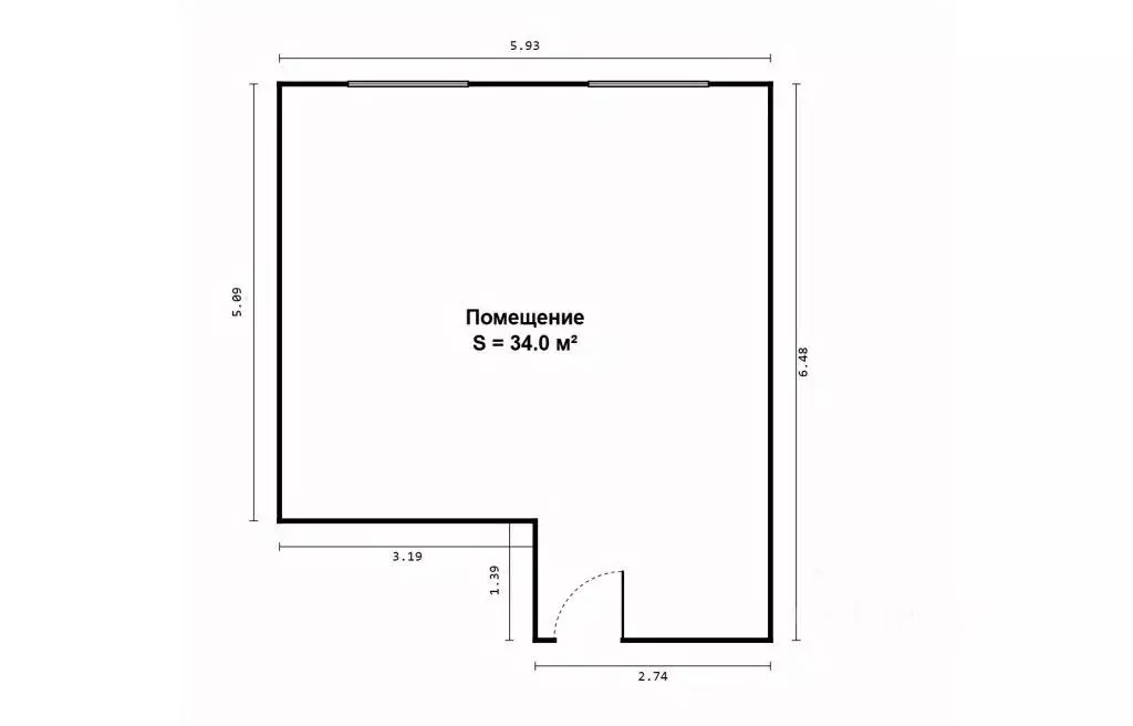 Офис в Севастополь ул. Вакуленчука, 33А/2 (34 м) - Фото 2