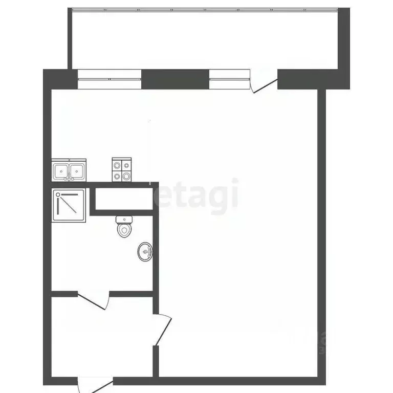 Студия Тюменская область, Тюменский муниципальный округ, д. Патрушева ... - Фото 2