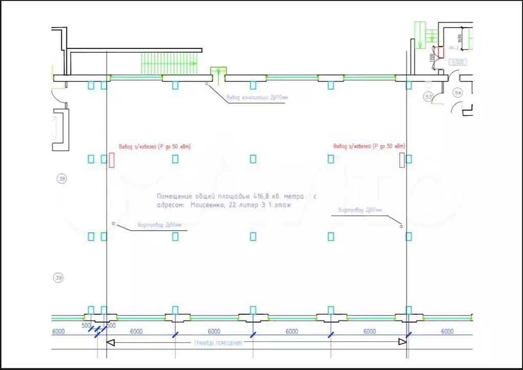 Аренда помещения свободного назначения 416 м2 - Фото 0
