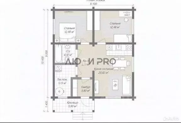 Дом в Ярославская область, Ярославский муниципальный округ, д. ... - Фото 2