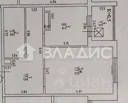1-к кв. Калининградская область, Калининград ул. Олега Кошевого, 35 ... - Фото 1