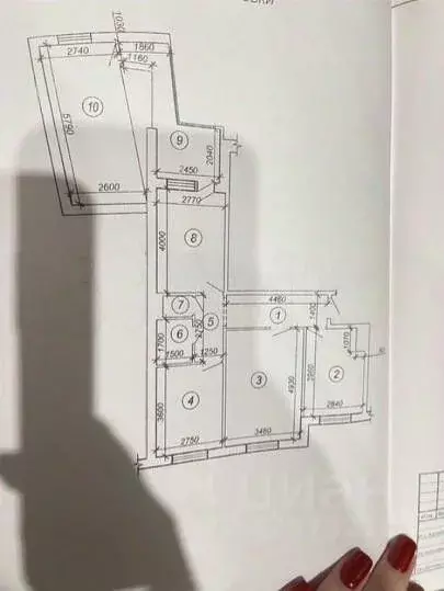 3-к кв. Белгородская область, Губкин ул. Петра Великого, 10 (80.0 м) - Фото 2