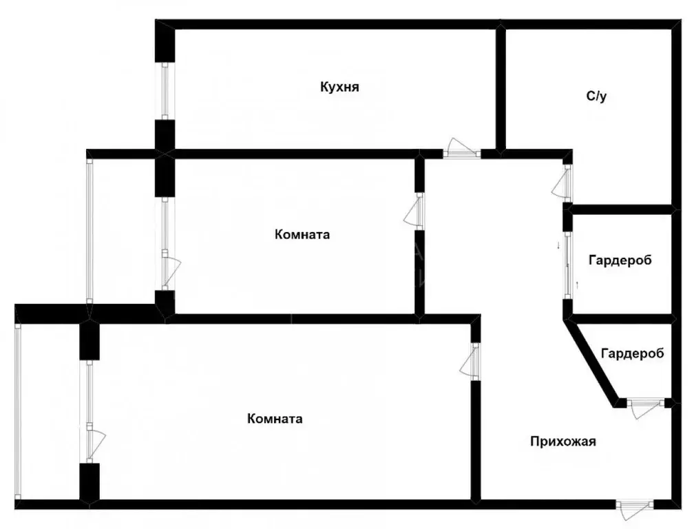 2-к кв. Тюменская область, Тюмень Холодильная ул., 138 (92.1 м) - Фото 1