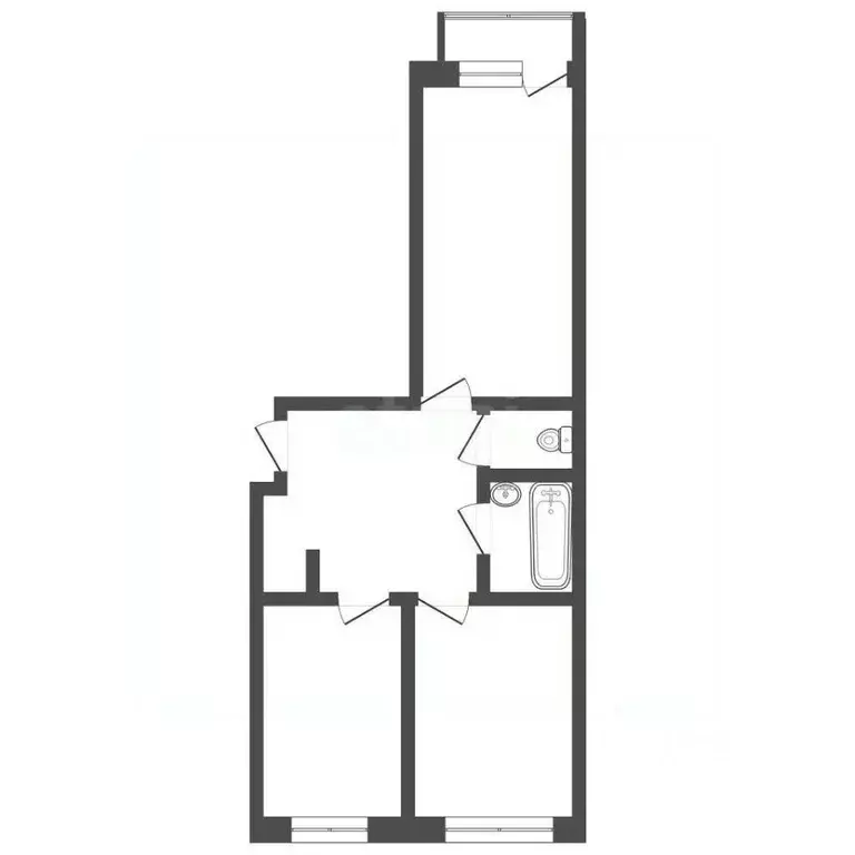 2-к кв. Самарская область, Самара просп. Карла Маркса, 4Б (71.8 м) - Фото 2