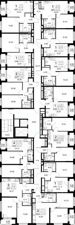 2-к кв. Владимирская область, Владимир Глоракс Октябрьский жилой ... - Фото 2