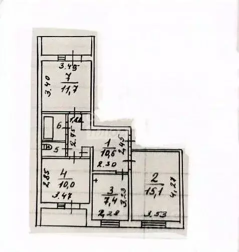 3-к кв. Курская область, Курчатов ул. Гайдара, 3 (62.3 м) - Фото 1
