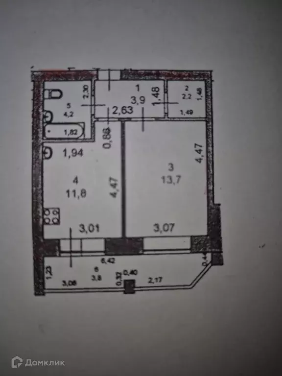 Продаётся 1-к квартира, 42.5 м - Фото 1