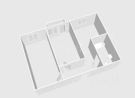 2-к кв. Сахалинская область, Углегорск Заводская ул., 17 (44.3 м) - Фото 2