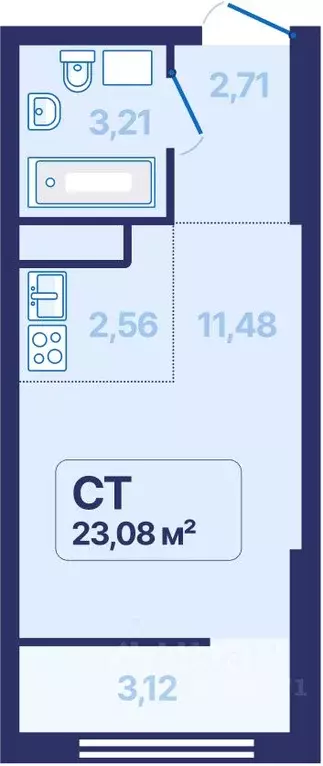 Студия Свердловская область, Екатеринбург просп. Космонавтов, 9 (23.08 ... - Фото 1