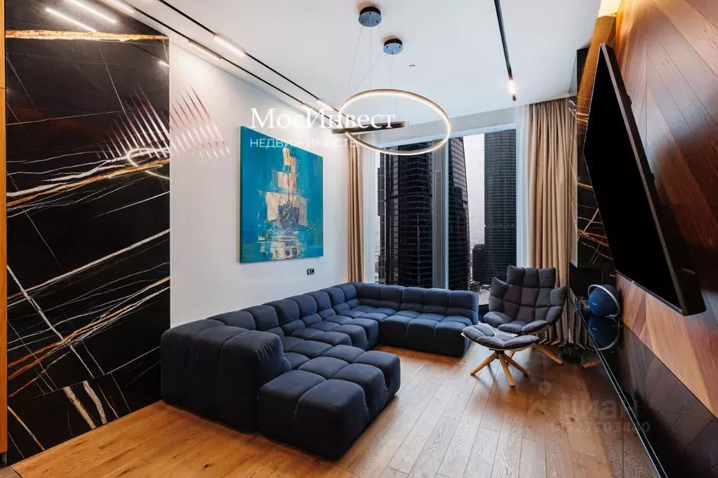 2-к кв. Москва 1-й Красногвардейский проезд, 22с2 (62.0 м) - Фото 1