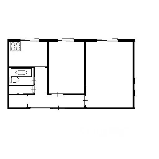 2-к кв. Челябинская область, Озерск проезд Калинина, 4 (43.6 м) - Фото 2
