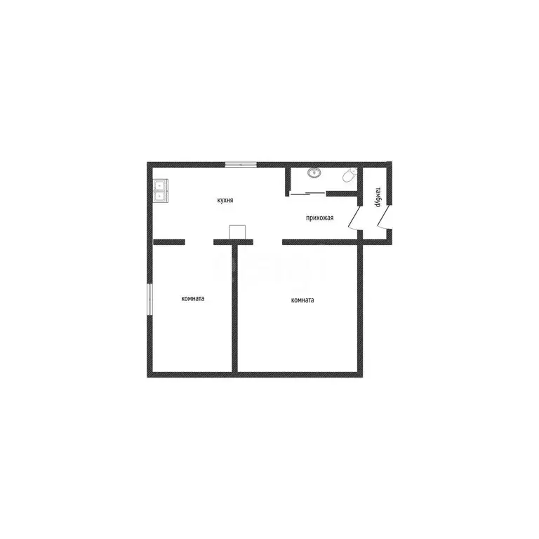 Дом в Бийск, Андреевская улица (37 м) - Фото 1