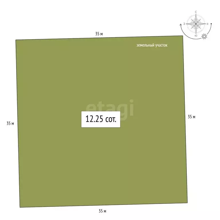 Участок в село Онгудай, улица Е.Ю. Корчагина (12.25 м) - Фото 1