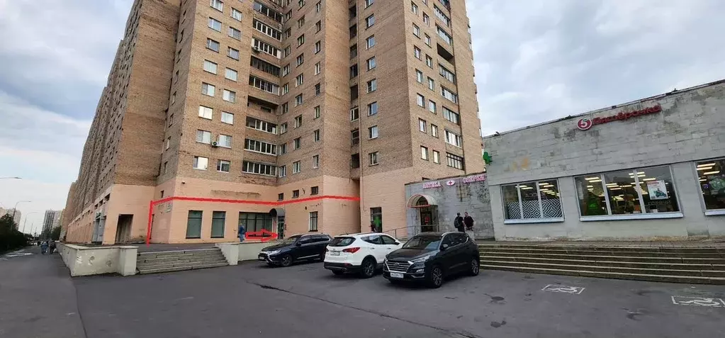 Помещение свободного назначения в Санкт-Петербург Богатырский просп., ... - Фото 1