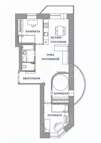 3-к кв. Мордовия, Саранск ул. Ульянова, 93 (74.0 м) - Фото 0