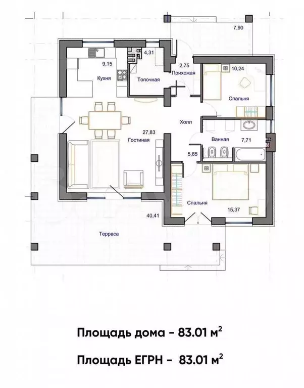 Дом 83 м на участке 5 сот. - Фото 0
